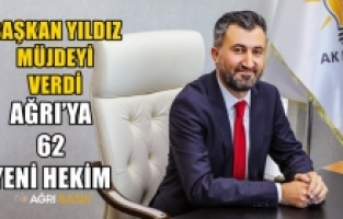 Başkan Yıldız'dan Ağrı’ya 62 Yeni Hekim Atandı Müjdesi
