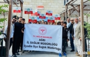 Diyadin’de Sağlık İçin Hareket Et Yürüyüşü Gerçekleşti