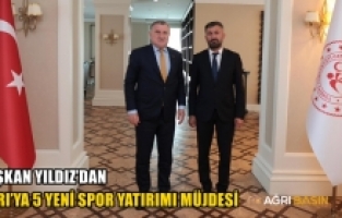 Başkan Yıldız’dan Ağrı’ya 5 yeni spor yatırımı müjdesi