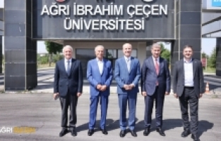 YÖK Başkanı Özvar ve İbrahim Çeçen’den AİÇÜ’ye Stratejik Ziyaret