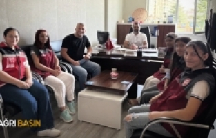 Ağrı Çocuk Hakları Komitesi’nden Yeşilay’a ziyaret