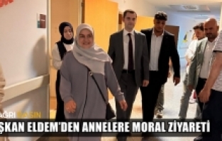 Başkan Zeynep Eldem'den Annelere Moral Ziyareti
