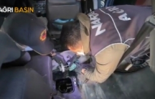 Ağrı’da yakıt deposunda 15,6 kg metamfetamin bulundu