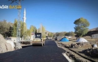 Doğubayazıt’ta 5,3 km köy yolu BSK ile yenilendi