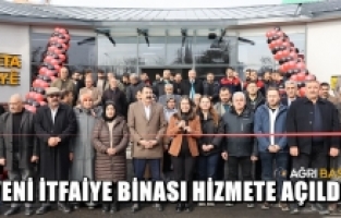Ağrı’da itfaiye ve makina ikmal binası hizmete açıldı