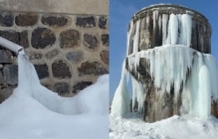 Ağrı’da dondurucu soğuk: Nehirler dondu, hayat yavaşladı