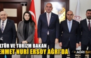 Bakan Ersoy Ağrı’da: Temaslar Valilik Ziyaretiyle Başladı