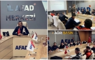 Ağrı AFAD’a Psikososyal Destek Hizmetleri eğitimi