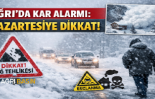 Ağrı Valiliğinden Kar Alarmı: Tedbirli olun
