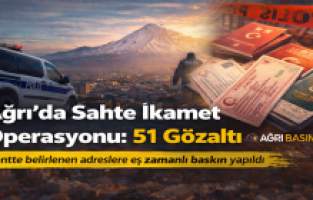 Ağrı’da Sahte İkamet Operasyonu: 51 Gözaltı