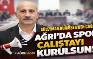 Süleyman Gümüşer'den Çağrı: Ağrı'da Spor Çalıştayı kurulsun