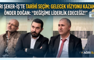 Ağrı Şeker-İş'te Tarihi Seçim: Önder Doğan Yeni Başkan