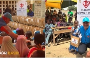 TDV Ağrı Şubesi, Togo’ya iyilik elini uzattı