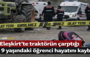 Eleşkirt’te Yürek Yakan Kaza