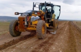 Patnos Tanyeli Köyü yolunda altyapı çalışması