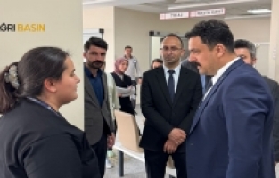 Ağrı’da Sağlık Yöneticilerinden Taşlıçay Hastanesi Ziyareti