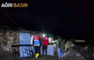 Diyadin’de Sel Mağdurlarına Gece Yarısı Yardım Eli