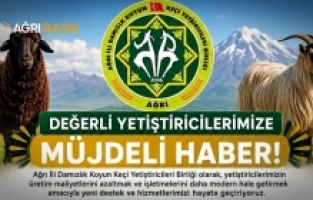 Ağrılı Yetiştiricilere Yüzde 50 Hibeli Destek Müjdesi