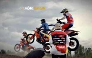 Ağrı'da Nefes Kesen Enduro Heyecanı Başladı