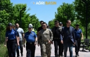 Ağrı Emniyeti Millet Bahçesi’nde Güvenliği Artırdı