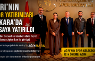 Ağrı’nın Spor Yatırımları Ankara’da Masaya Yatırıldı