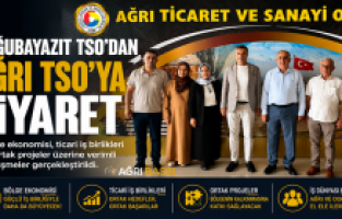 Doğubayazıt TSO'dan Ağrı TSO'ya İş Birliği Ziyareti