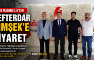 ARKOZ Madencilik'ten Ağrı Defterdarı Şimşek'e Ziyaret