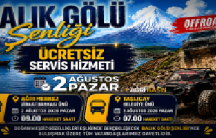 Taşlıçay ​​​​​​​Balık Gölü Şenliği İçin Ücretsiz Servis Müjdesi