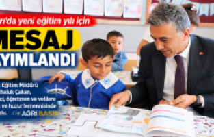 Ağrı’da yeni eğitim yılı öncesi önemli mesaj