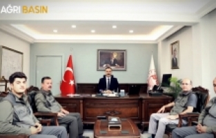 DKMP heyetinden Kaymakam Mustafa Ayvat’a ziyaret