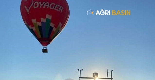 Doğubayazıt’ta Sıcak Hava Balonu İlk Kez Havalandı