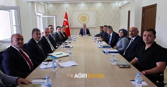 Ağrı'da Kritik Koordinasyon Toplantısı Yapıldı