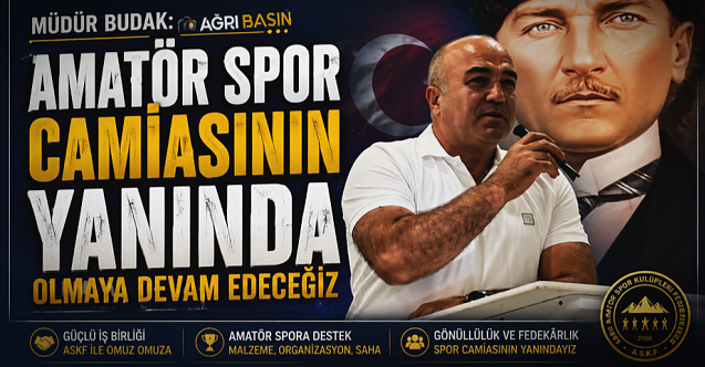 Cemil Budak: Amatör Sporun Yanında Olacağız