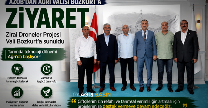 Ağrı Tarımında Drone Dönemi İçin İlk Adım