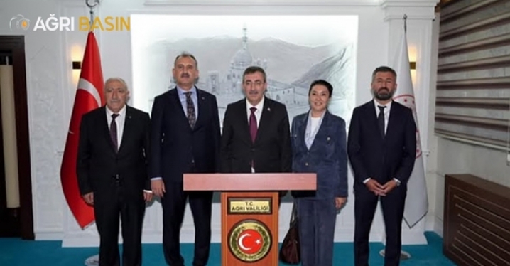 Cevdet Yılmaz’dan Ağrı Valiliğine Önemli Ziyaret