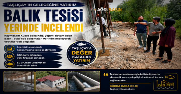 Taşlıçay Balık Tesisinde Çalışmalar Hız Kazandı
