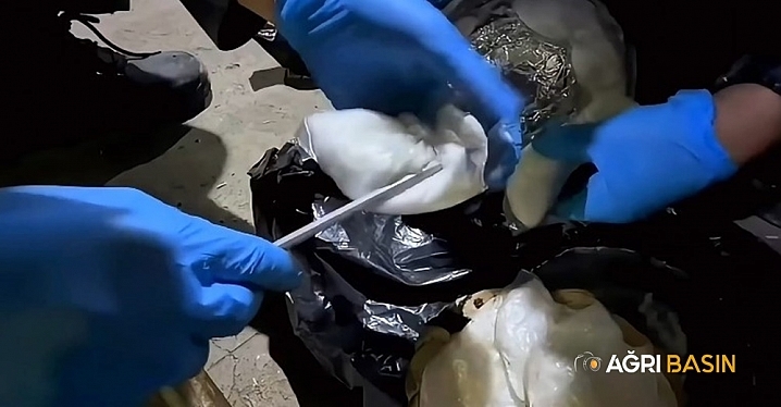 Ağrı’da operasyonda 8,3 kilo metamfetamin ele geçirildi