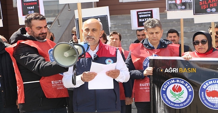 Ağrı'da Eğitimcilerden sert tepki: “Artık yeter!”