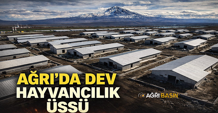 Ağrı’da 307 Ahırlık dev hayvancılık üssü kuruluyor