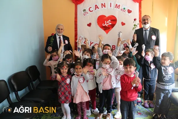 Ağrılı Miniklerde Mevlid-i Nebi Haftası