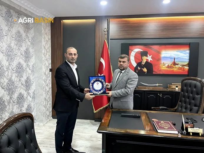 Diyanet-Sen Ağrı Şubesi’nden Müftü Şafak'a Anlamlı Ziyaret