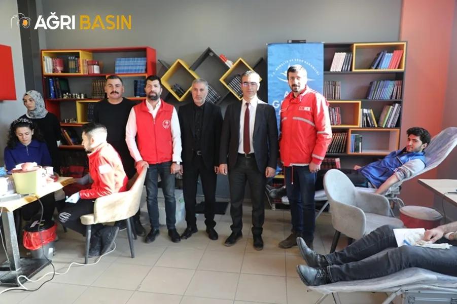 Ağrı GSİM’den Kan Bağış Kampanyasına Destek