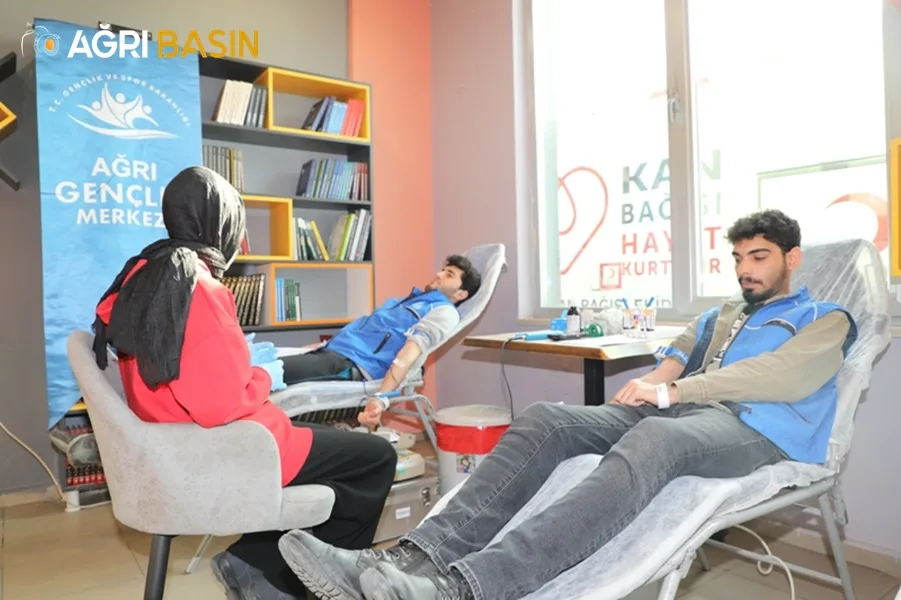 Ağrı GSİM’den Kan Bağış Kampanyasına Destek