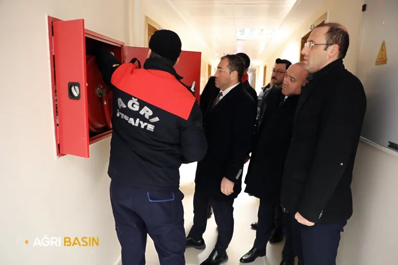 Ağrı GSB Tesislerinde Yangın Güvenliği Denetimi