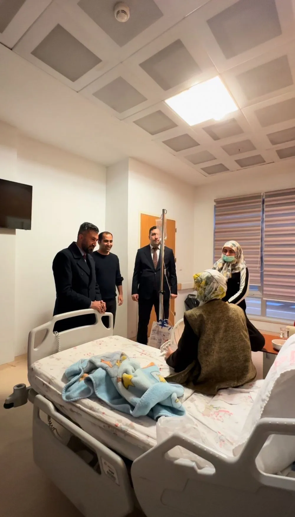 AK Parti Ağrı İl Başkanı İlhami Yıldız’dan Hastane Ziyareti