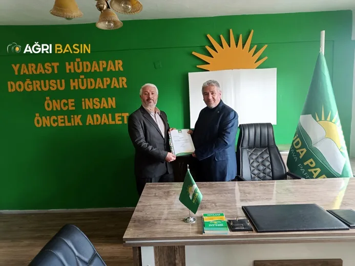 HÜDA PAR Doğubayazıt İlçe Başkanlığına Hasan Türkmen Atandı