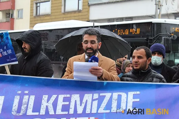 Ağrı'da Saadet Partisi'nden Hertzog'un Türkiye’de ziyaretine tepki