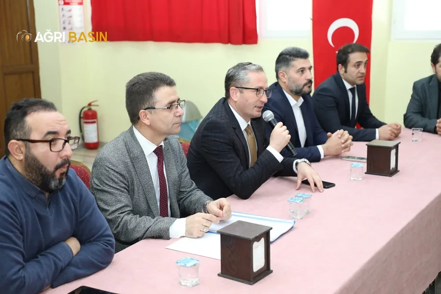Ağrı Milli Eğitim Müdürü Hasan Kökrek Hamur ilçesinde