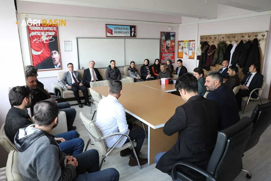 Ağrı Milli Eğitim Müdürü Hasan Kökrek Hamur ilçesinde