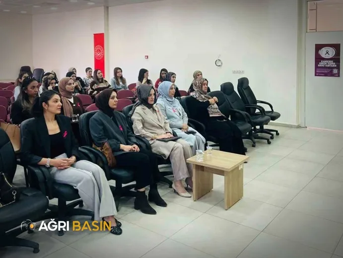 Patnos’ta meme kanserine karşı farkındalık etkinliği